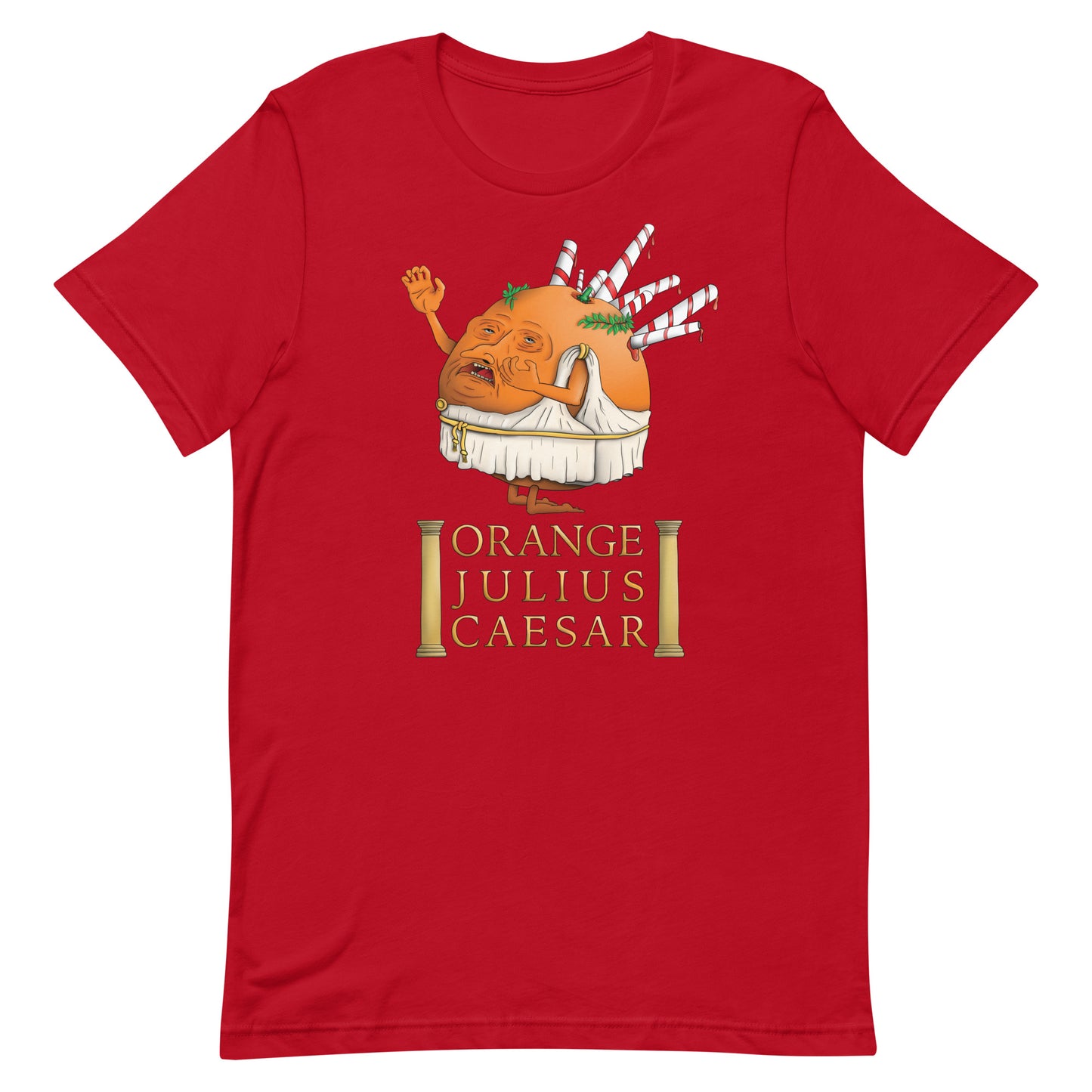 Orange Julius Caesar Shirt