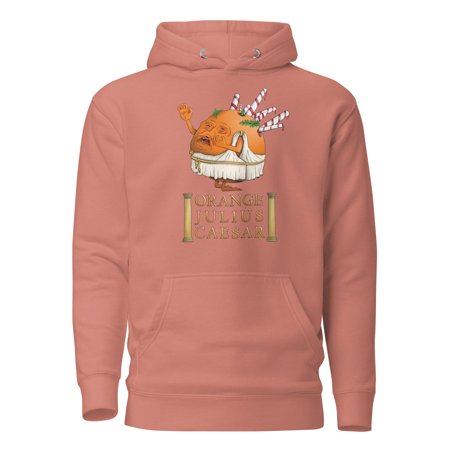 Orange Julius Caesar Hoodie